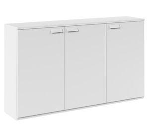 Gabinete medio Space 3 puertas 123x40x150 cm