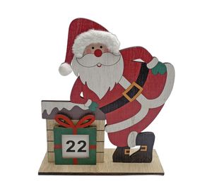 Calendario Santa chimenea 18x15x5.4 cm