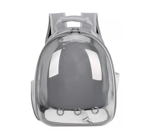 Mochila bolso de transporte 31x28x42 cm gris claro