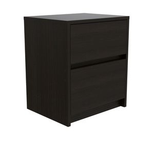 Velador Trivor 2 cajones wengué