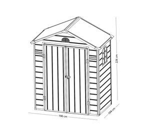 Bodega 226x190x104 cm Ave C1