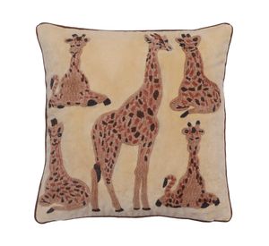 Cojín bordado 50x50 cm Animal D1