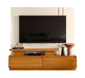 Centro de entretenimiento 75" New Apolo cinamomo/off white