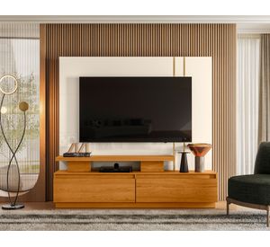 Centro de entretenimiento 75" New Apolo cinamomo/off white