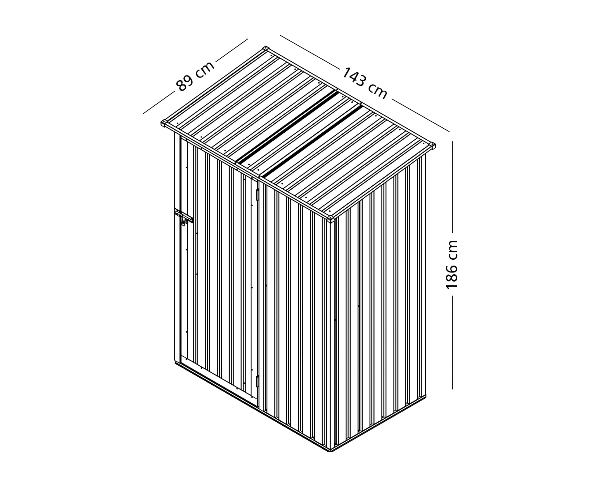Bodega 186x143x89 cm Joy A1 | Easy.cl