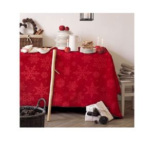 Mantel Copos rojo 150x210 cm