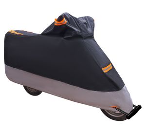 Funda cubre moto Premium L negro/plata