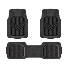 Cubre piso auto 3 piezas negro