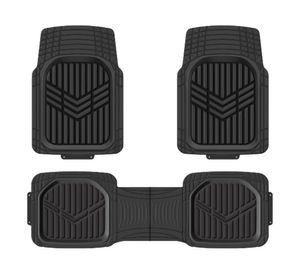 Cubre piso auto 3 piezas negro