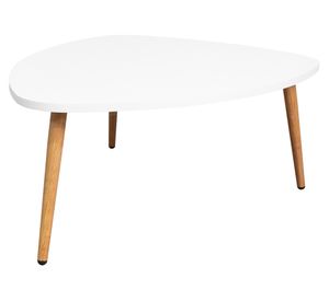 Mesa de centro Narvik ovalada blanco