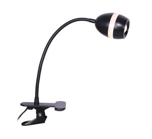 Lámpara escritorio LED clip Eldar negro