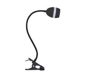 Lámpara escritorio LED clip Eldar negro
