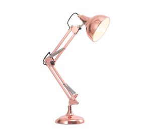 Lámpara de escritorio 30W E14 1L Alen copper