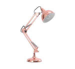 Lámpara de escritorio 30W E14 1L Alen copper