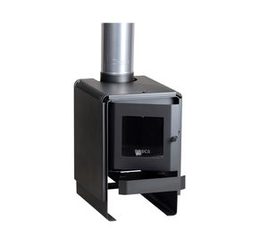 Estufa a leña Eco 350 7.3 kW + kit de instalación