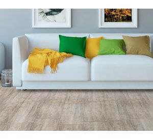 Cerámica para piso Olympia Sand café 20x61 cm 1.86 m2