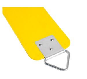 Asiento columpio industrial amarillo