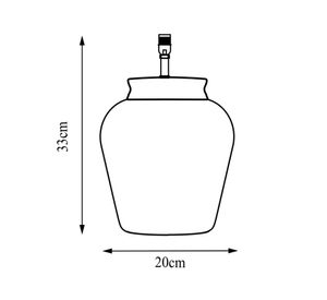 Lámpara sobremesa base E27 1L