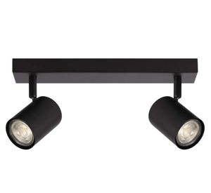 Spot GU10 2L Cumulus mate negro