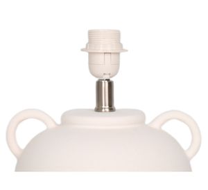 Lámpara mesa base E27 1L blanco