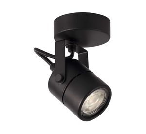 Spot GU10 1L Nebulosus mate negro