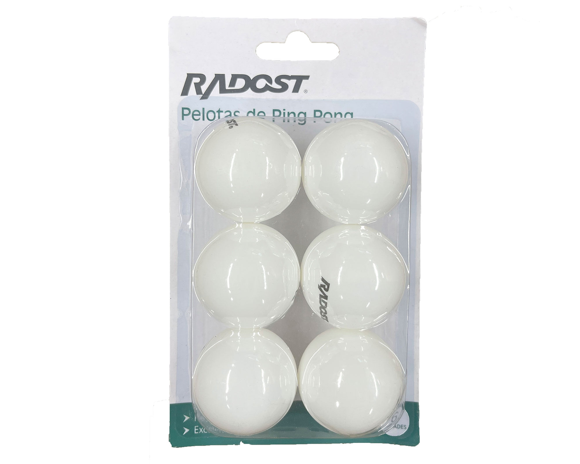 Radost Pelota Ping Pong 4 cm 6 unidades