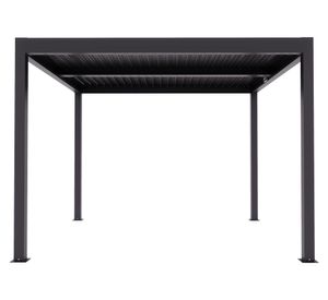 Pérgola Milano negro 224x300x300 cm
