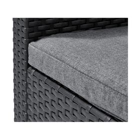 Juego de terraza Emma 4 cuerpos grafito