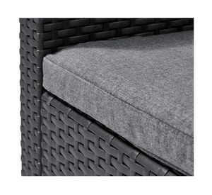 Juego de terraza Emma 4 cuerpos grafito