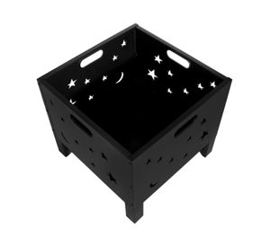 Fogón brasero metálico Air.44 figuras negro