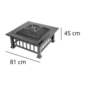 Fogón brasero parrilla cooler Air.31 negro