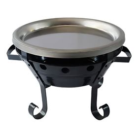 Brasero parrilla mesa Air.47 enlozado negro