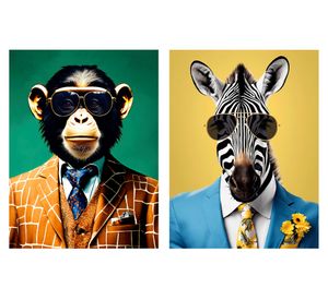 Canvas 40x30 cm 2 piezas 2D-D1