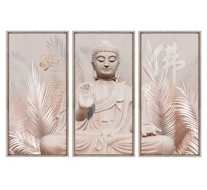 Canvas Buda 80x38 cm 3 piezas