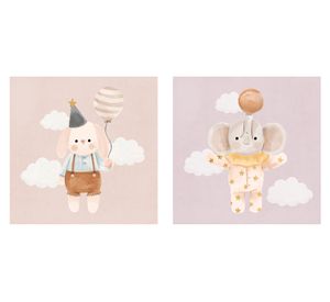 Canvas 28x28 cm 2 piezas 2D-D2