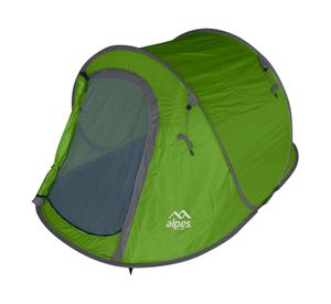 Carpa Pop Up Tayrona verde 95x120x210 cm 2 personas