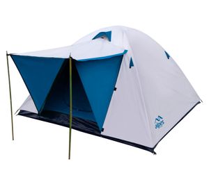 Carpa Iguazú aluminizado/azul 160x240x300 cm 6 personas