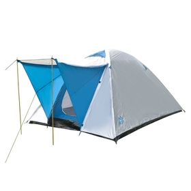 Carpa Iguazú aluminizado/azul 160x240x300 cm 6 personas