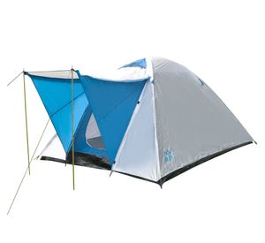 Carpa Iguazú aluminizado/azul 160x240x300 cm 6 personas