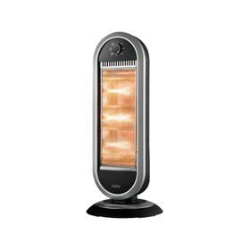 Estufa halógena CRB1300 1100W negro/gris