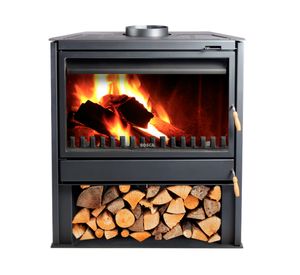 Chimenea a leña 850 FS 27 kW + kit de instalación