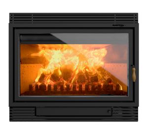 Chimenea a leña 850 27 kW + kit de instalación