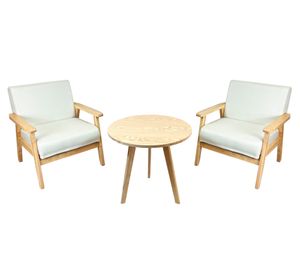 Juego de sitiales Nature 2 personas + mesa marfil