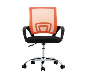 Silla ejecutiva Nueva York malla naranjo