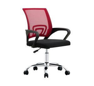 Silla ejecutiva Nueva York malla rojo