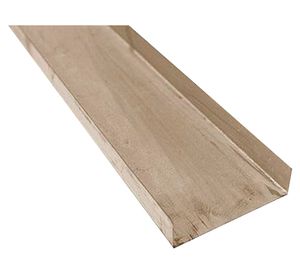 Metalcon estruc u 1.0x2x6 mm 4 m.