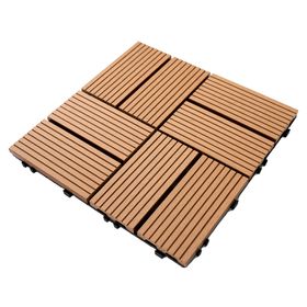 Deck modular Colbun teka 30x30 cm 0.9 m2