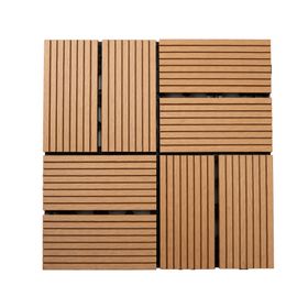 Deck modular Colbun teka 30x30 cm 0.9 m2