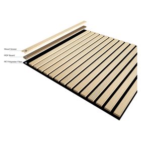 Wall panel Acústico Icalma natural 60x60 cm 1.44 m2