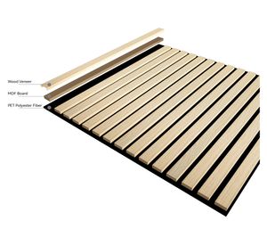 Wall panel Acústico Icalma natural 60x60 cm 1.44 m2